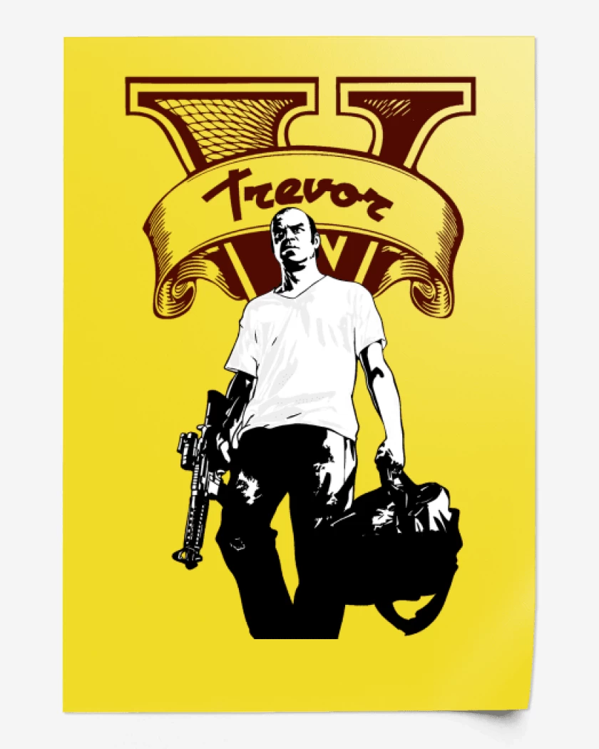 Print Amarillo de Trevor