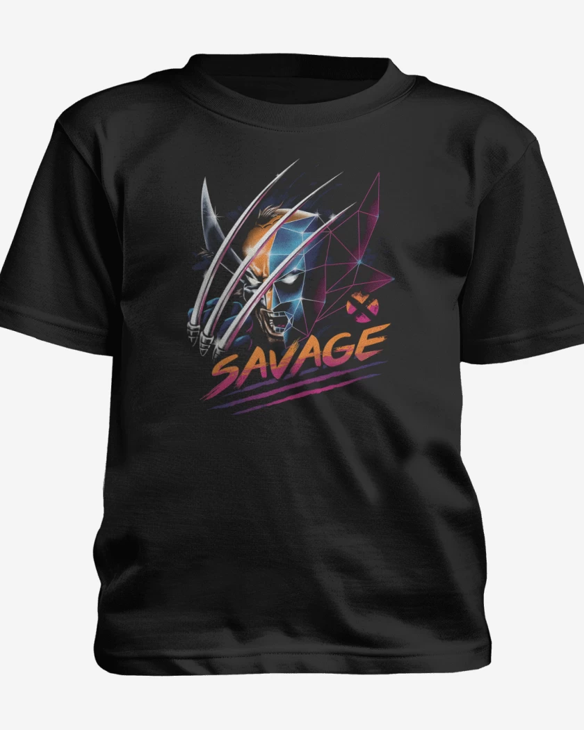 Polera de niño Negro de Savage