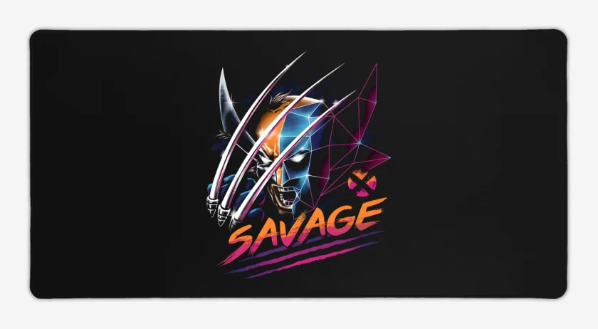 Mouse pad Gamer Negro de Savage