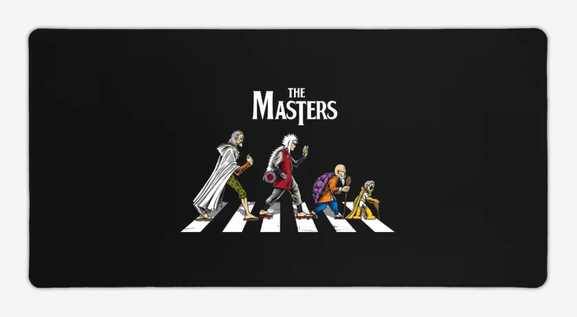 Mouse pad Gamer Negro de The Masters Anime