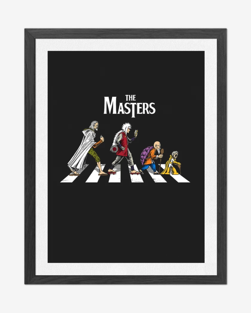 Cuadro decorativo Negro de The Masters Anime