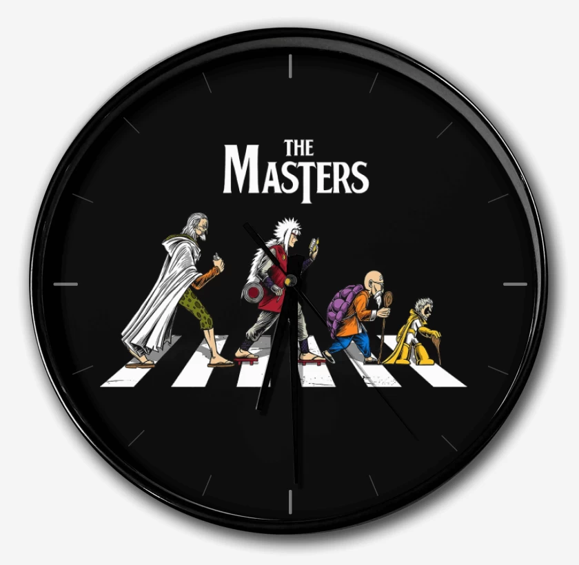 Reloj Negro de The Masters Anime