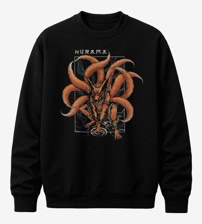 Poleron polo Negro de Kurama