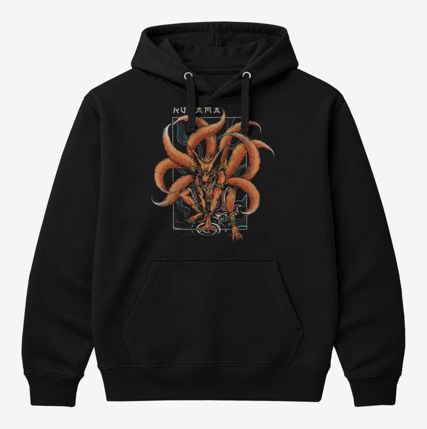 Polerón Canguro Negro de Kurama