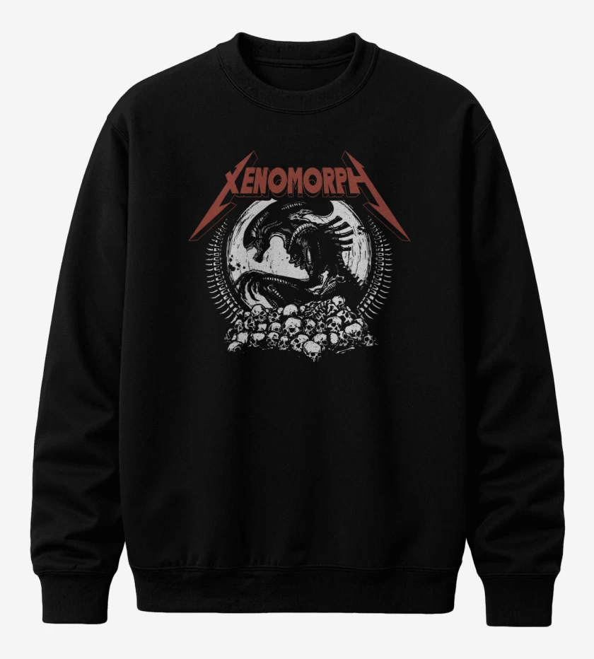 Poleron polo Negro de Xenomorph