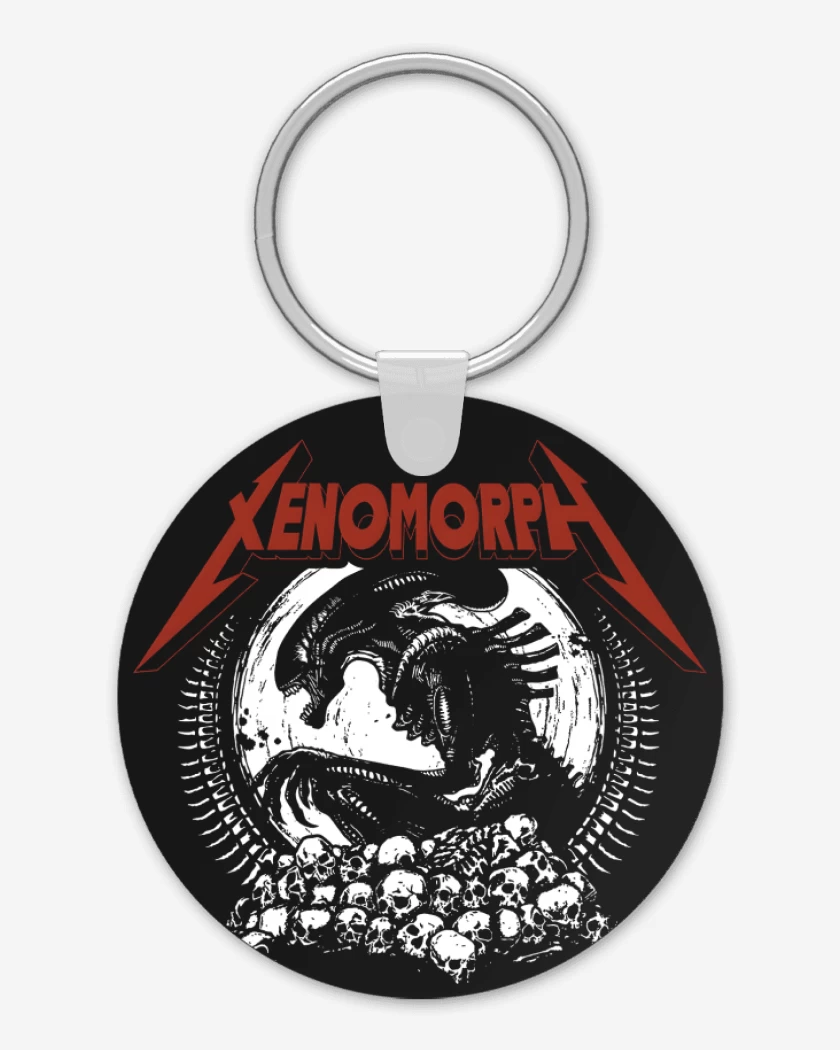 Llavero Negro de Xenomorph