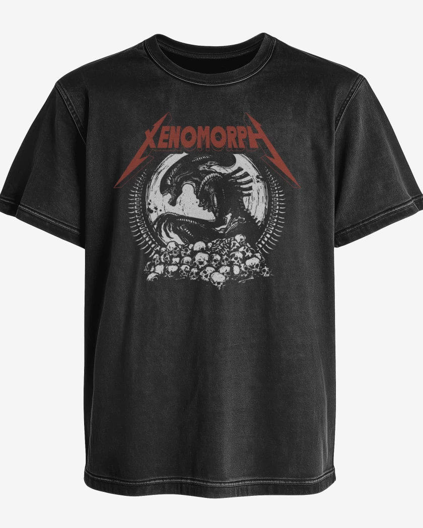 Polera desgastada Xenomorph