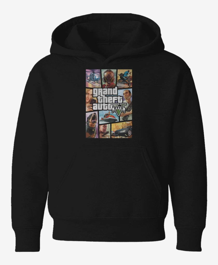 Poleron de niño Negro de GTA V