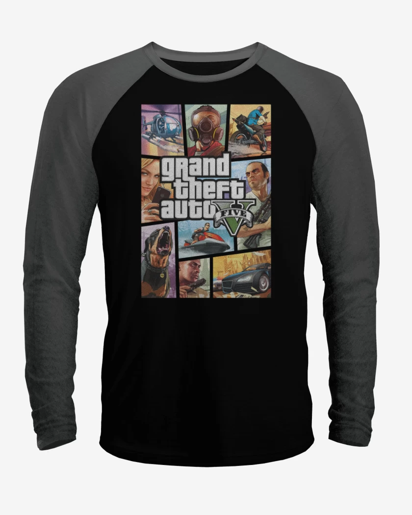 Polera Raglan GTA V