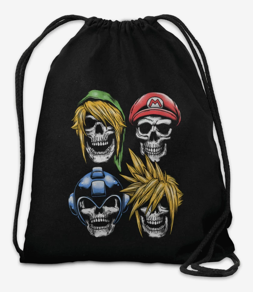 Mochila Negro de Never Game Over 
