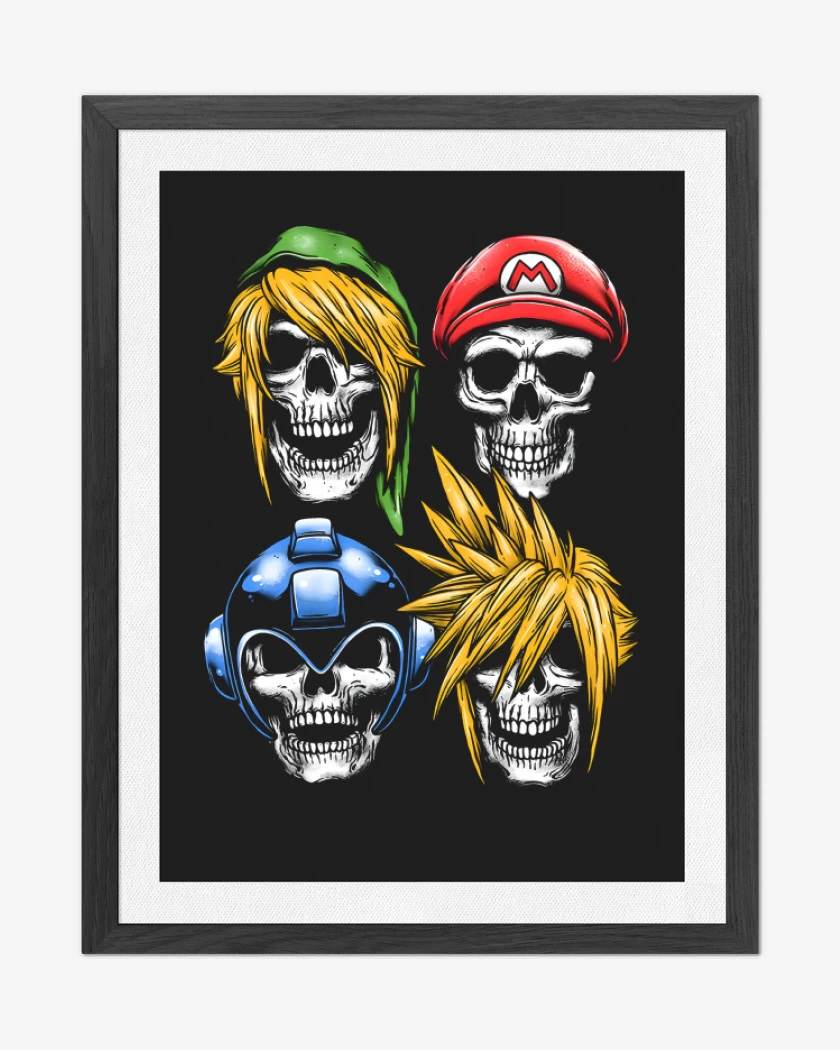 Cuadro decorativo Never Game Over 