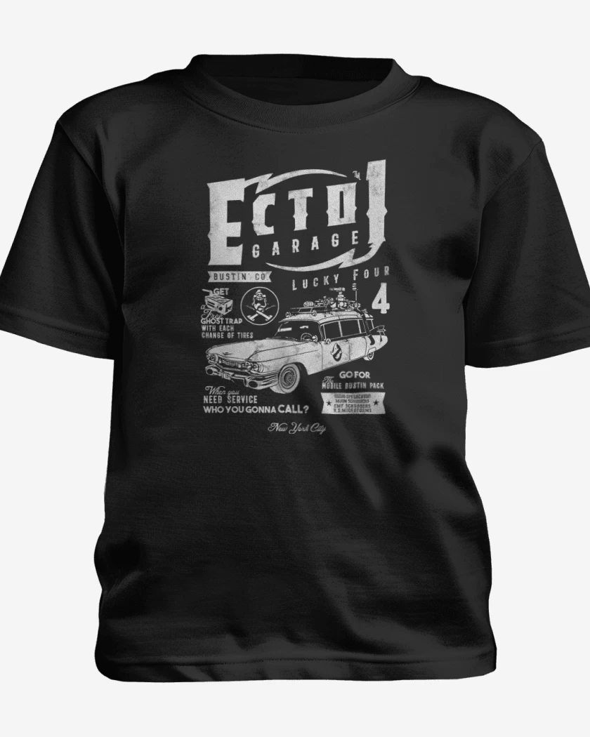 Polera de niño Negro de ECTO1 Garage