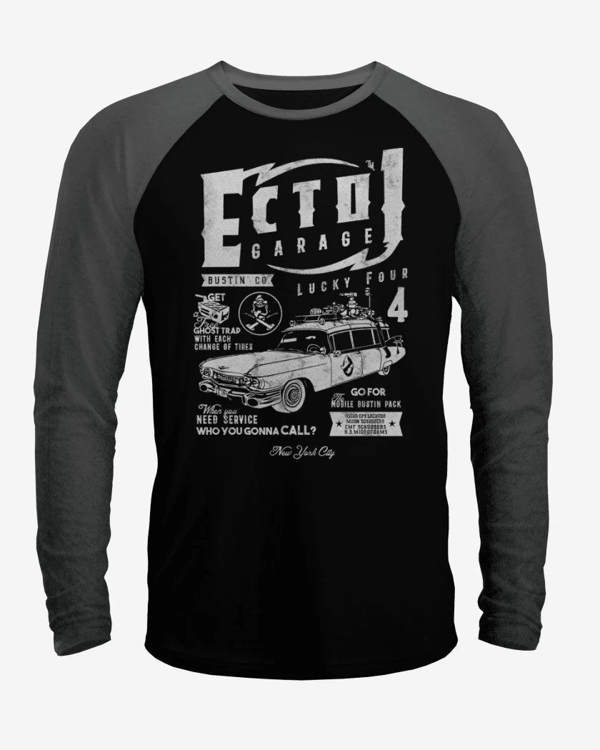 Polera Raglan ECTO1 Garage