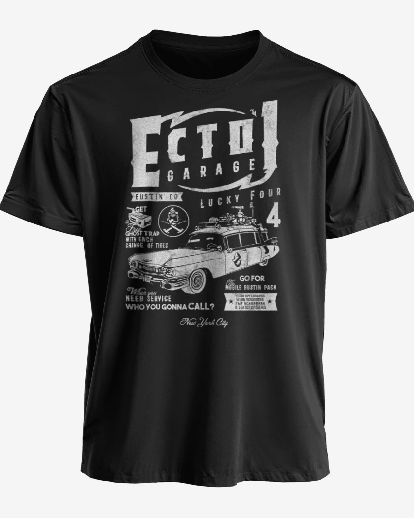 Polera premium Negro de ECTO1 Garage