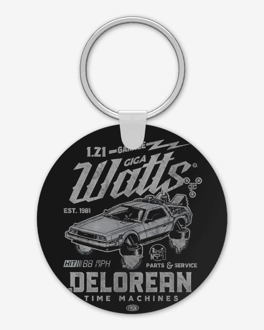 Llavero Delorean Garaje