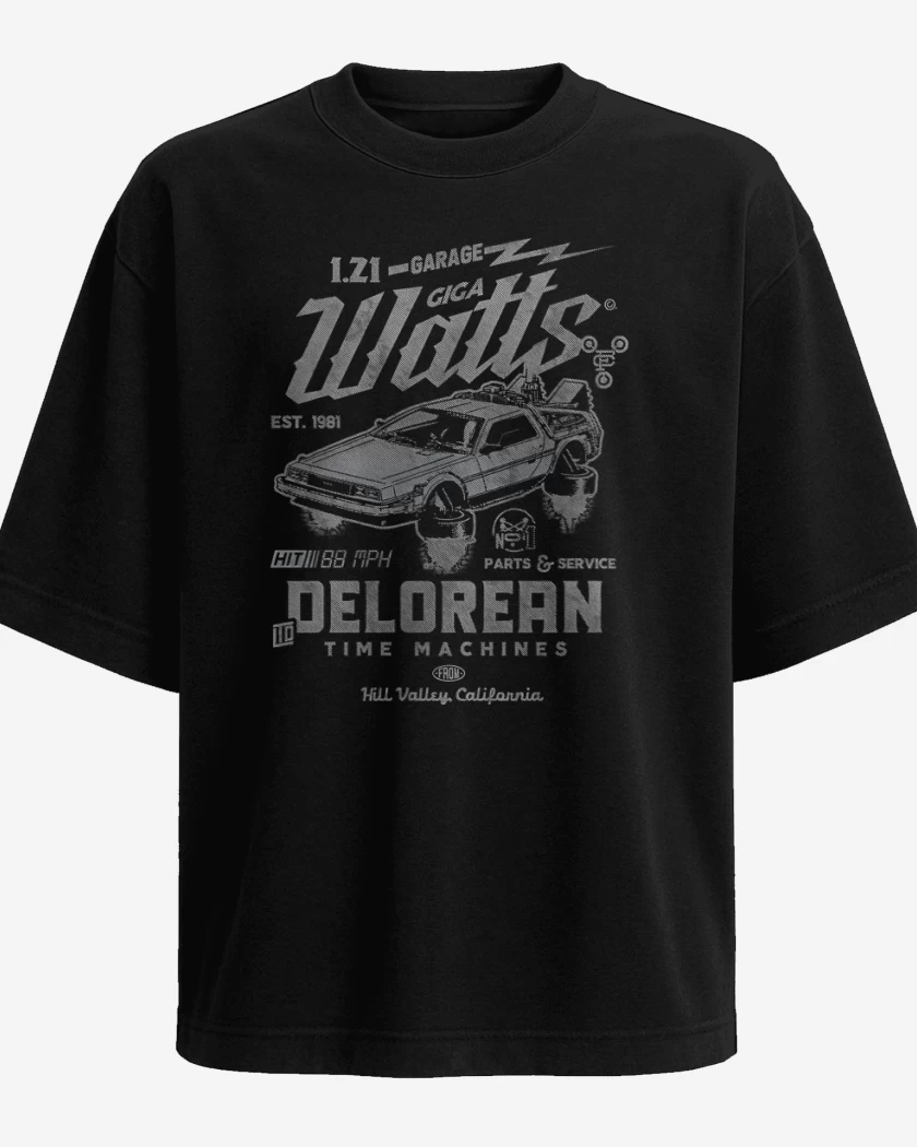 Polera Oversize Delorean Garaje