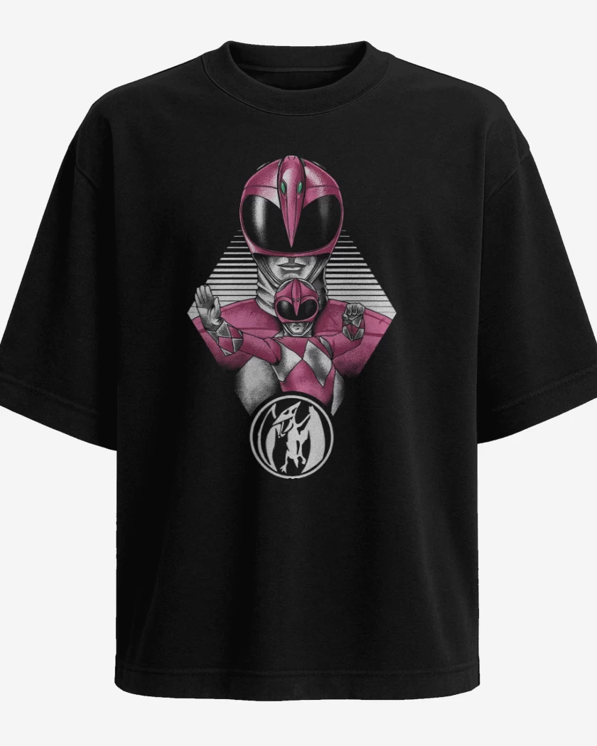 Polera Oversize Pink Ranger