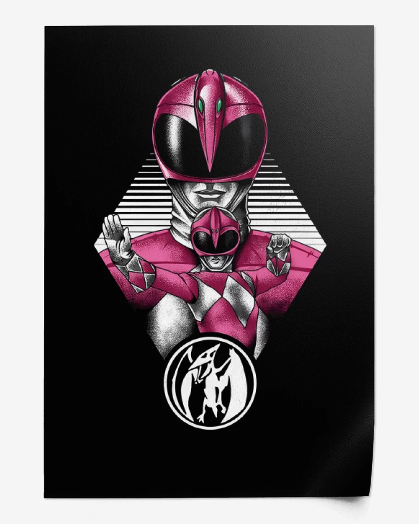 Print Pink Ranger