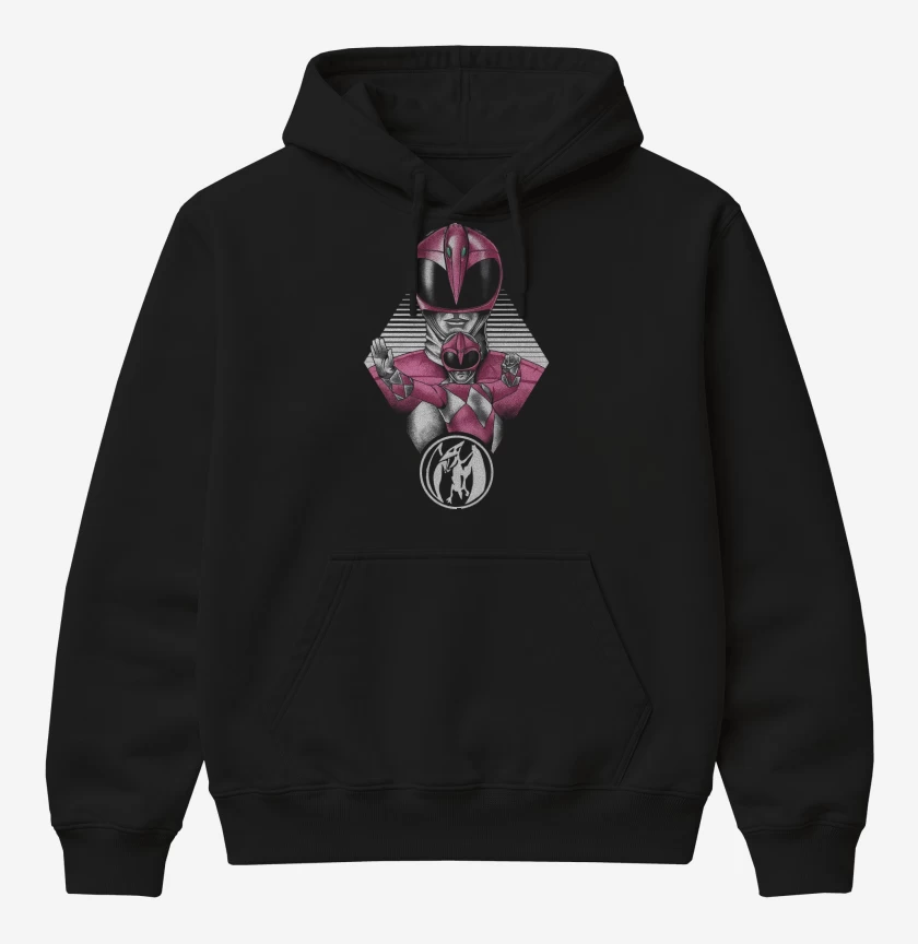 Poleron Canguro básico Negro de Pink Ranger