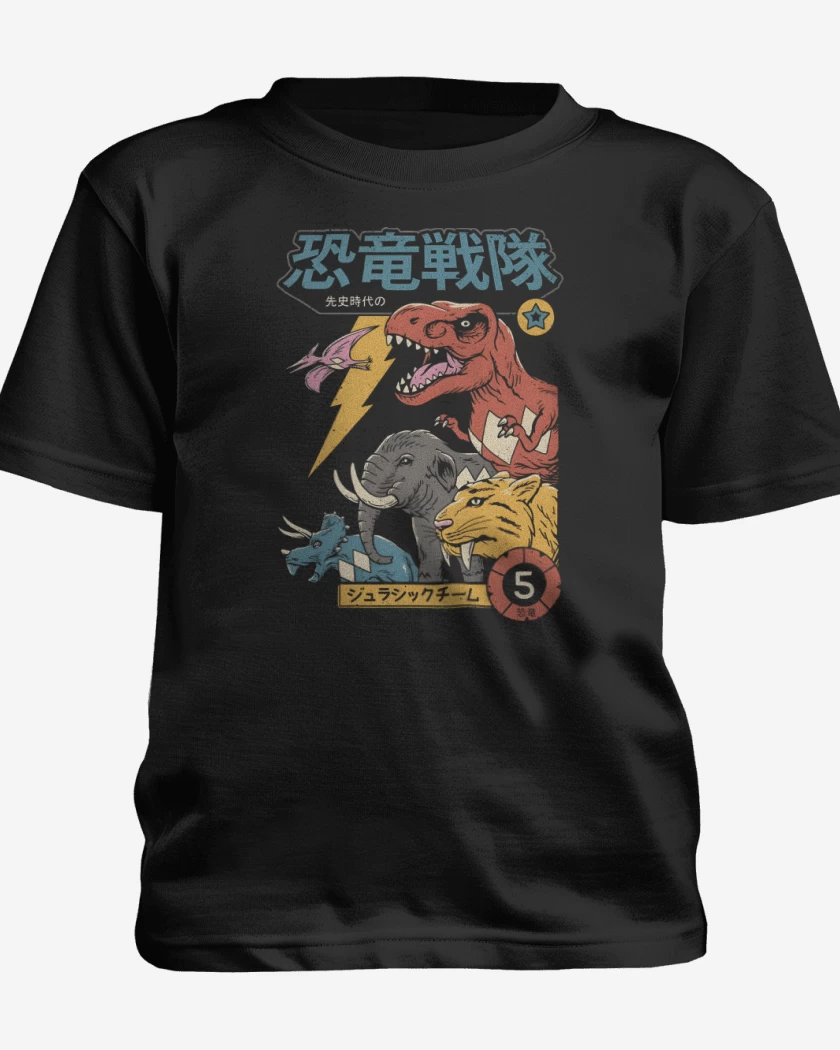 Polera de niño Negro de Mighty Morphin