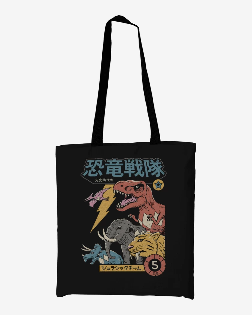 Totebag Negro de Mighty Morphin