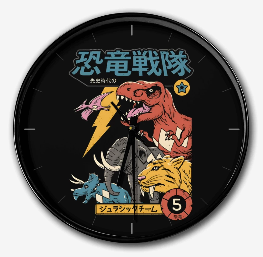 Reloj Negro de Mighty Morphin