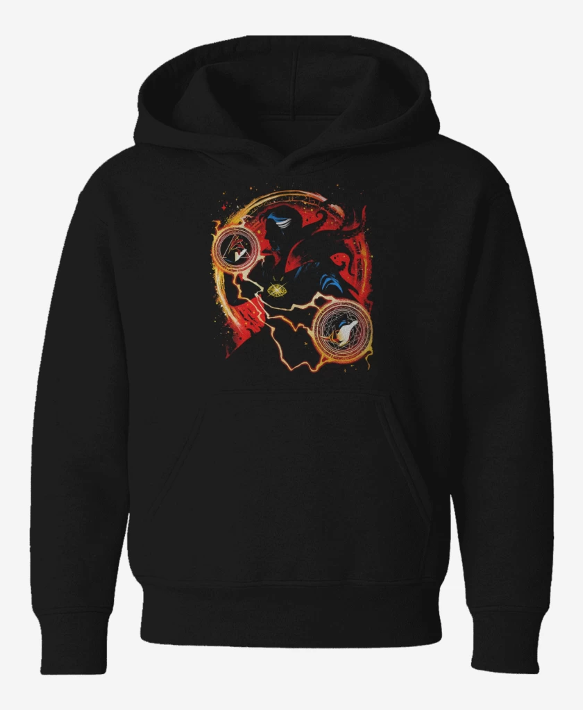 Poleron de niño Negro de Hechicero Supremo de la Locura