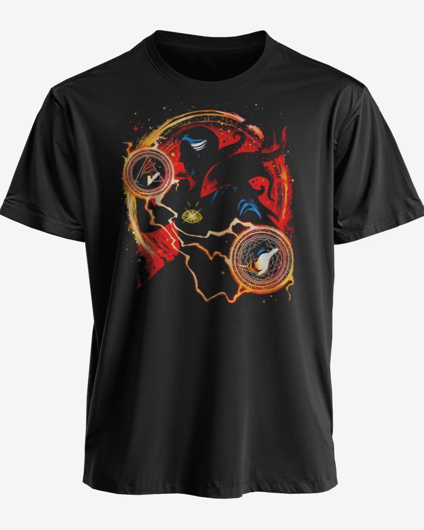 Polera premium Negro de Hechicero Supremo de la Locura