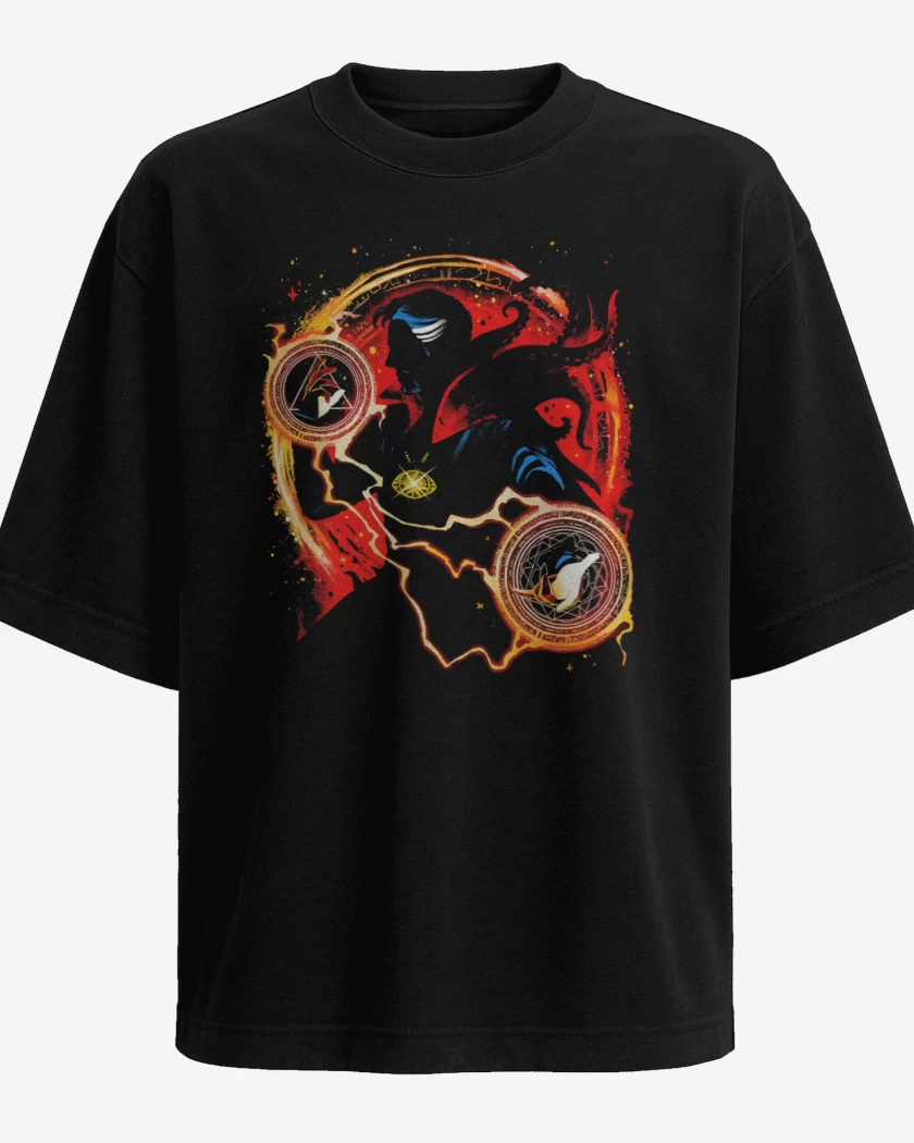 Polera Oversize Hechicero Supremo de la Locura