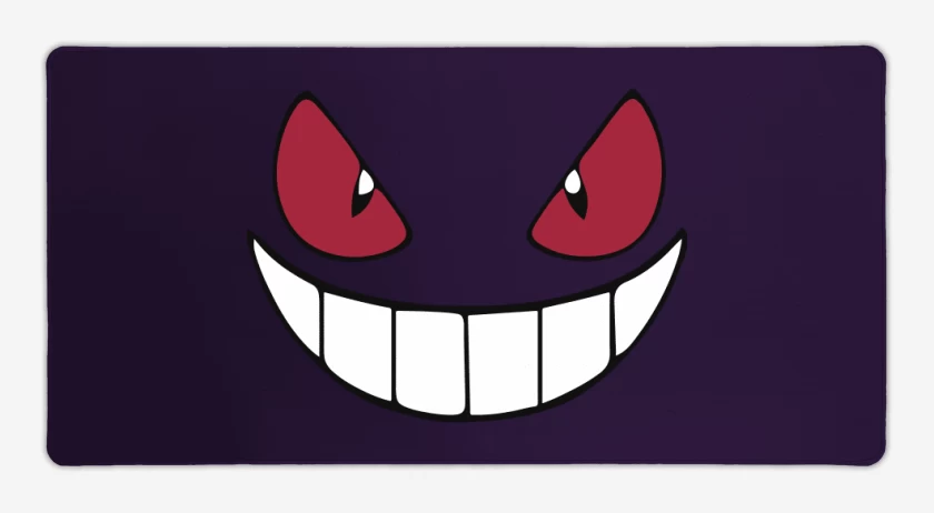 Mouse pad Gamer Morado de Gengar Face