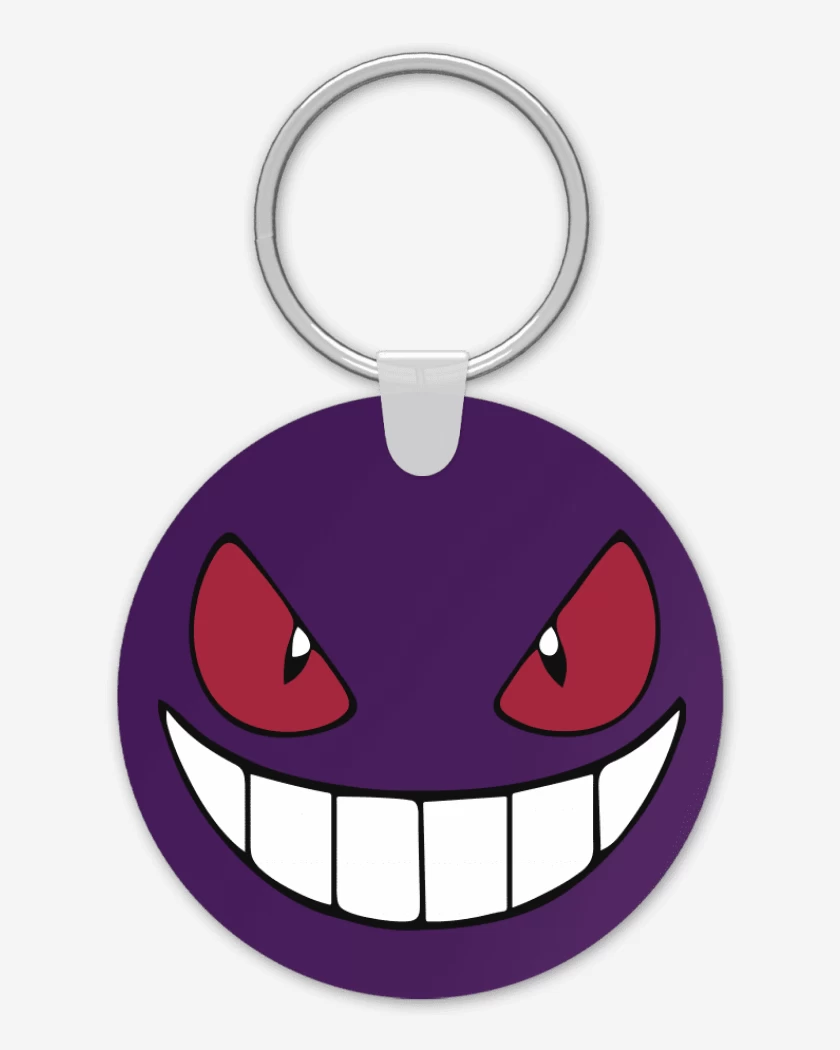 Llavero Morado de Gengar Face