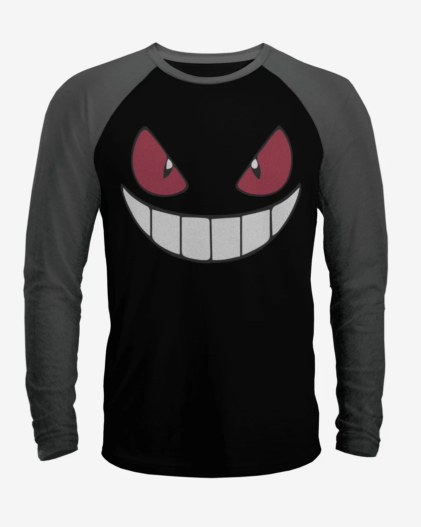 Polera Raglan Gengar Face