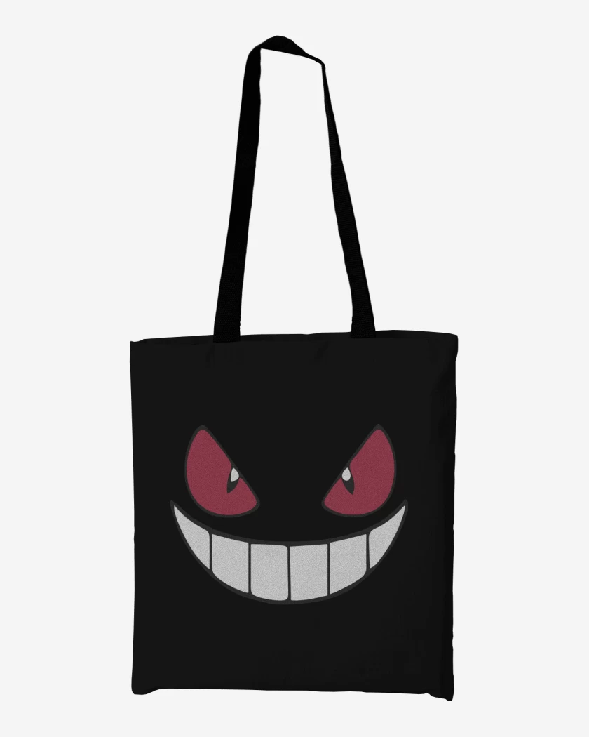 Totebag Negro de Gengar Face