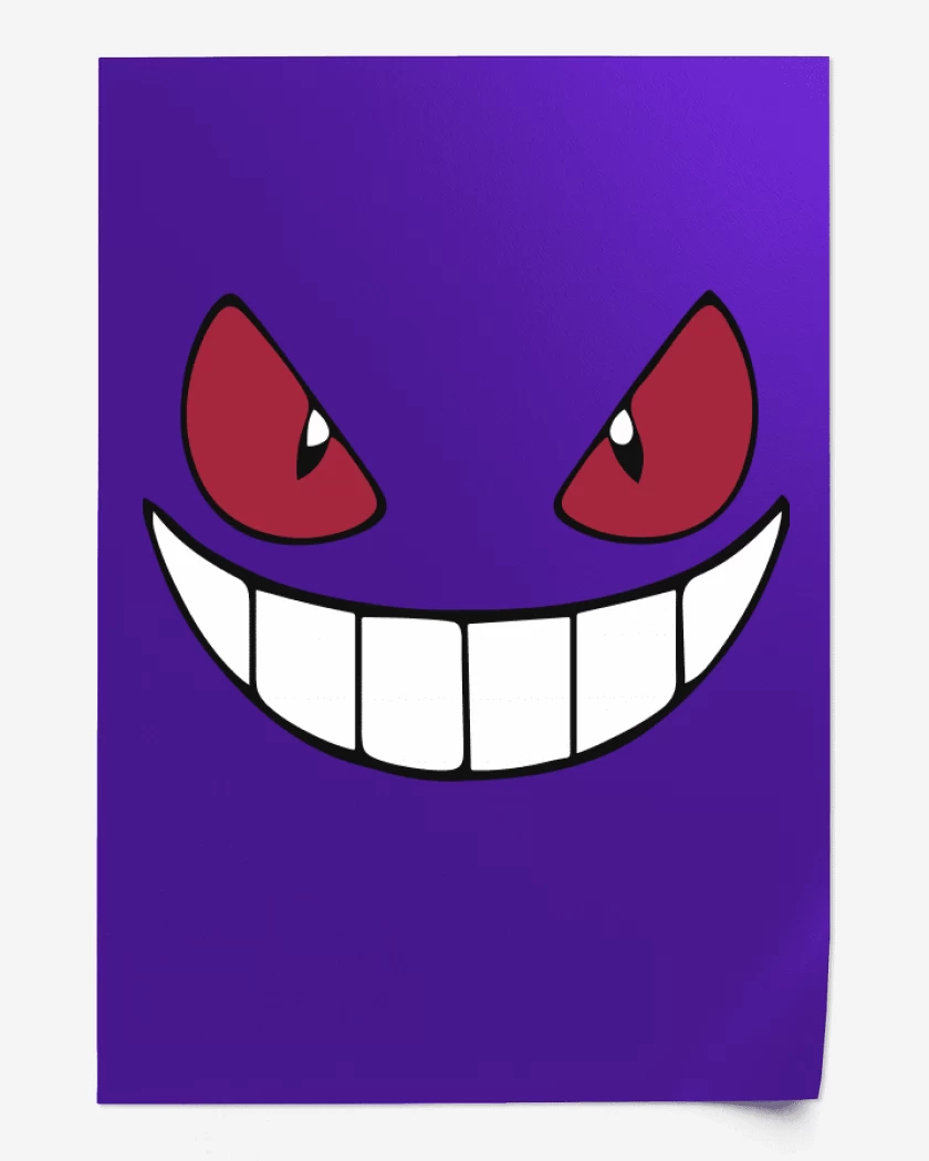 Print Morado de Gengar Face