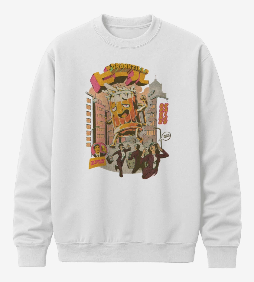 Poleron polo Blanco de PilsenZilla