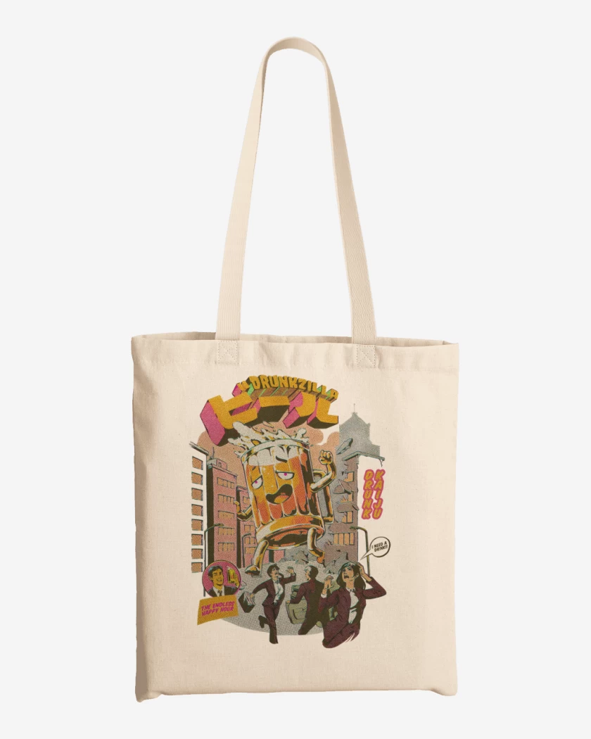 Totebag Blanco de PilsenZilla