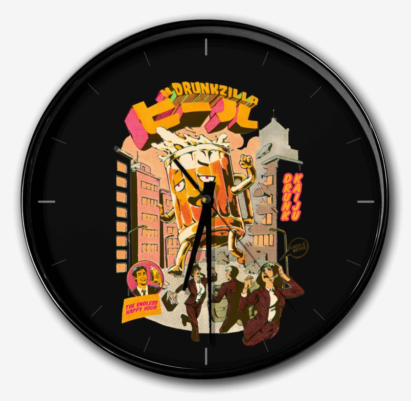 Reloj Negro de PilsenZilla