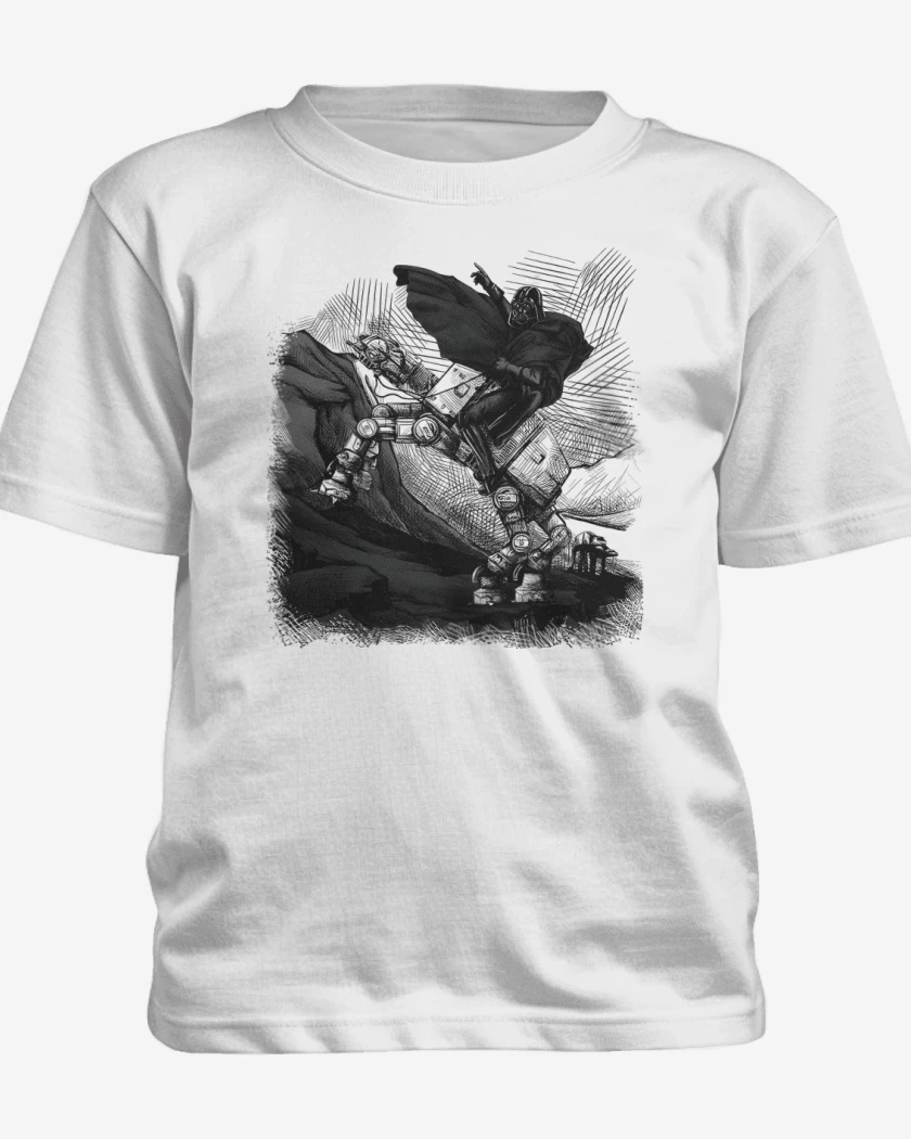 Polera de niño Blanco de Darthpoleon