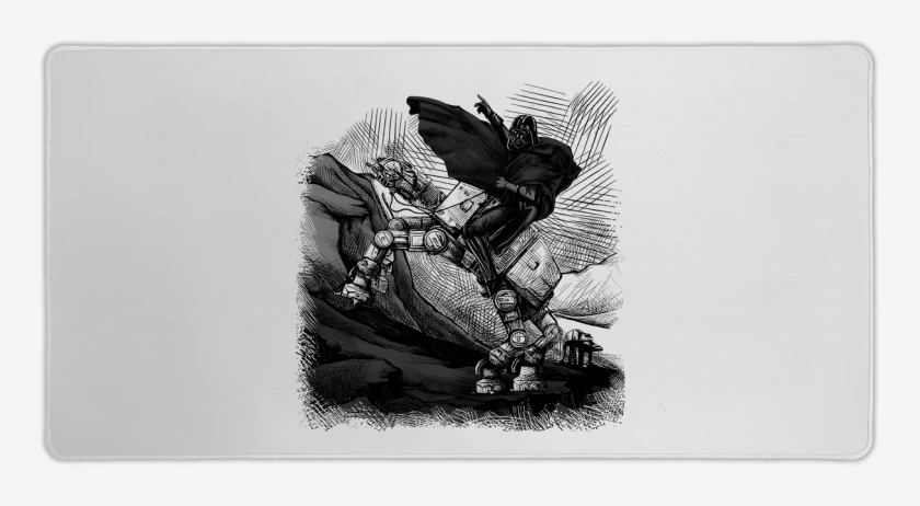 Mouse pad Gamer Blanco de Darthpoleon