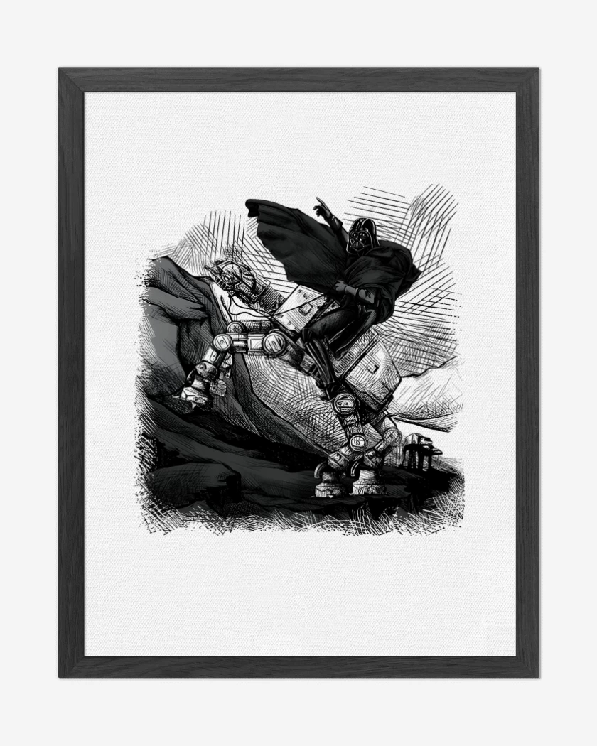 Cuadro decorativo Blanco de Darthpoleon