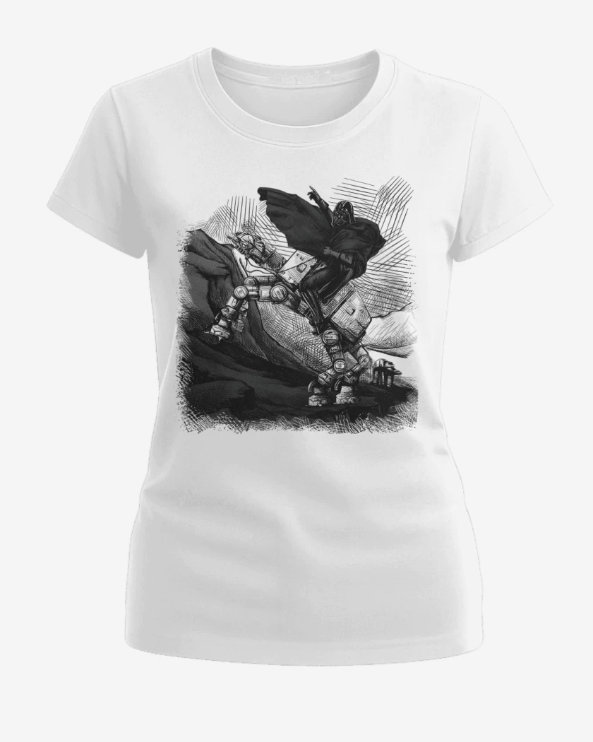 Polera de Mujer Blanco de Darthpoleon