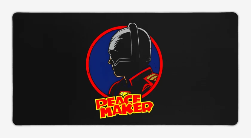 Mouse pad Gamer Negro de Peace Maker
