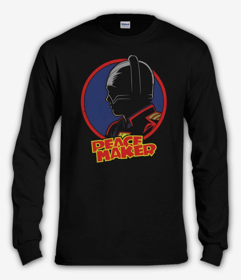 Polera manga larga Negro de Peace Maker
