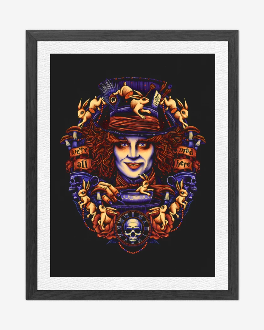 Cuadro decorativo Sombrerero Loco