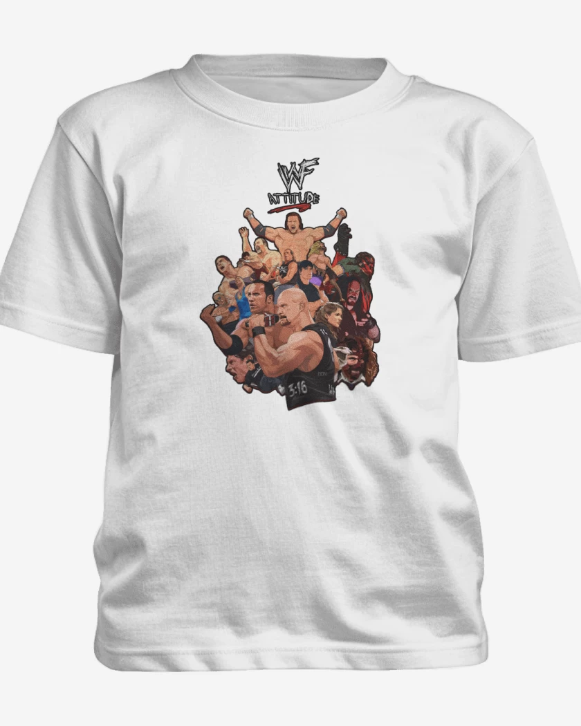 Polera de niño Blanco de WWF attitude