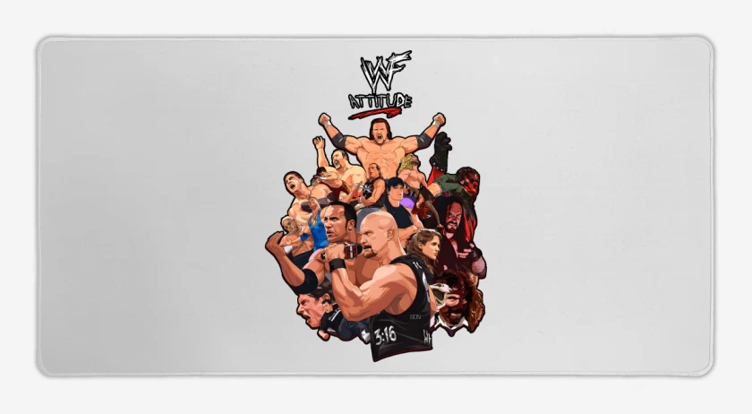Mouse pad Gamer WWF attitude