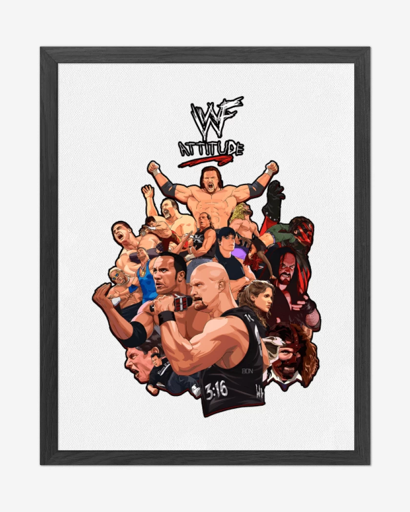Cuadro decorativo Blanco de WWF attitude