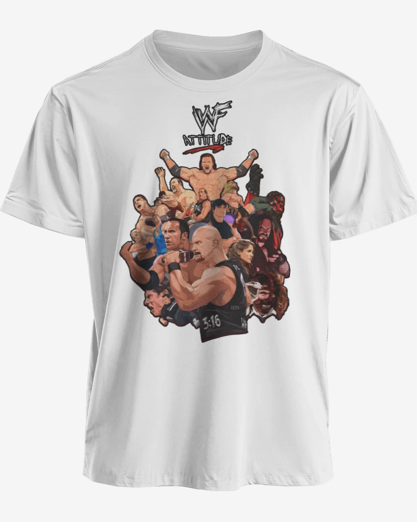 Polera premium Blanco de WWF attitude