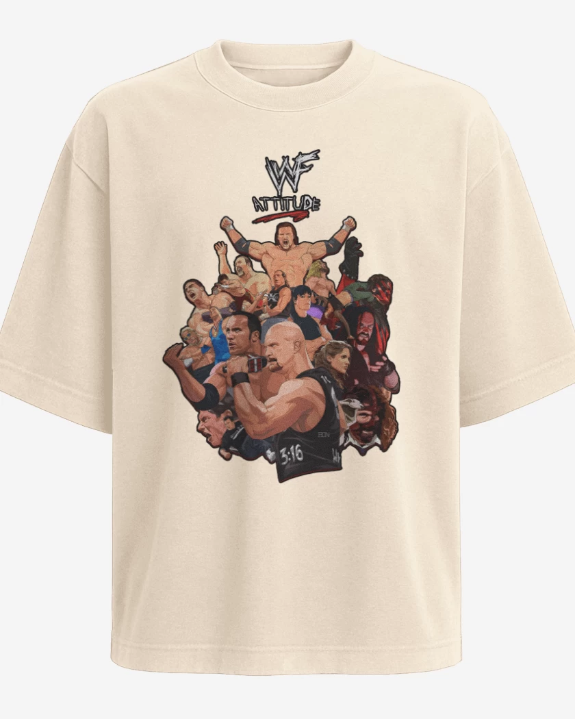 Polera Oversize WWF attitude