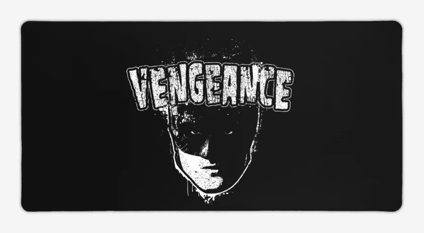 Mouse pad Gamer Negro de Venganza